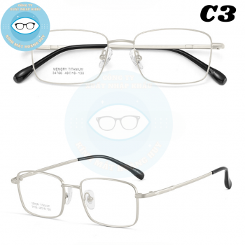 Gọng kính kim loại mã 34766